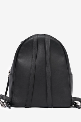 Fendi Black Floral Print Mini Backpack