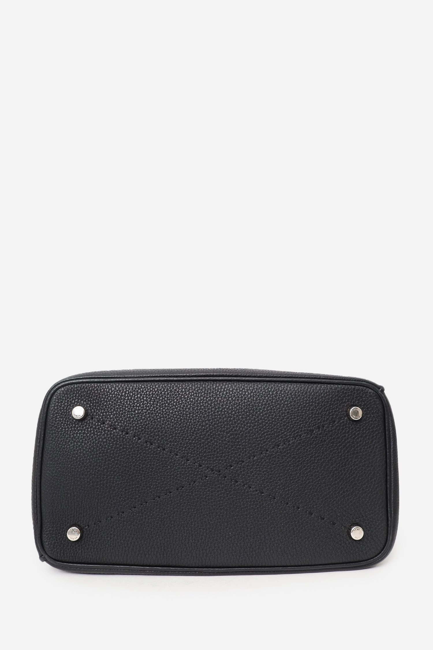 Fendi Black Leather Selleria Anna Bucket Bag