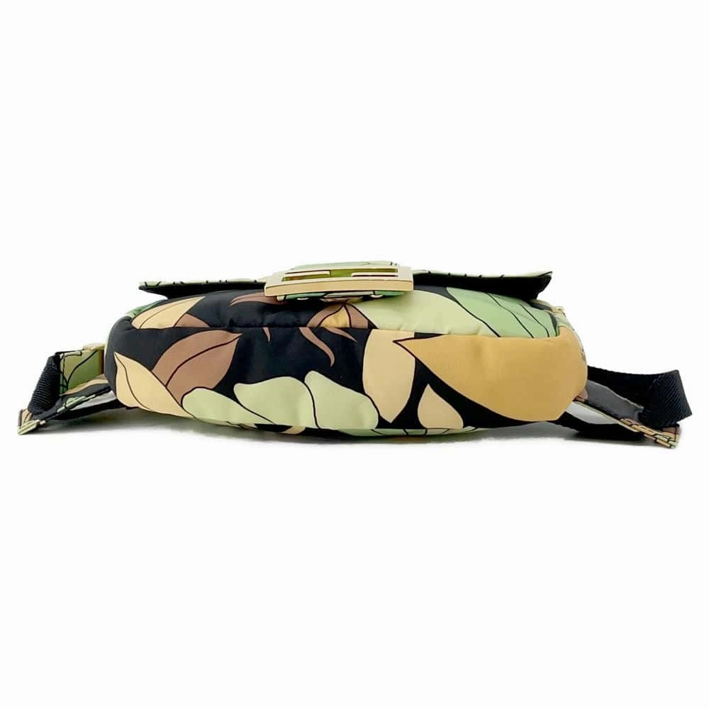 FENDI Bucket 2WAY Shoulder Bag Green/Multicolor8BR782 Nylon