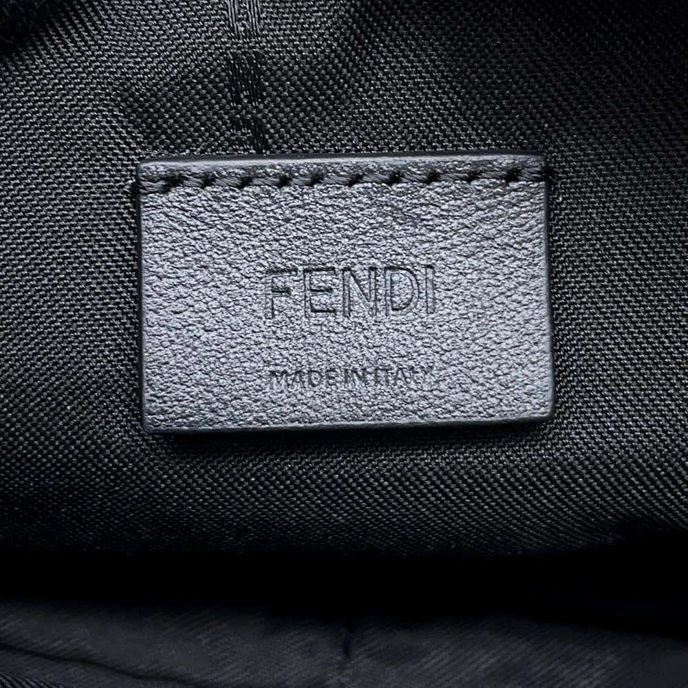 FENDI Bucket 2WAY Shoulder Bag Green/Multicolor8BR782 Nylon