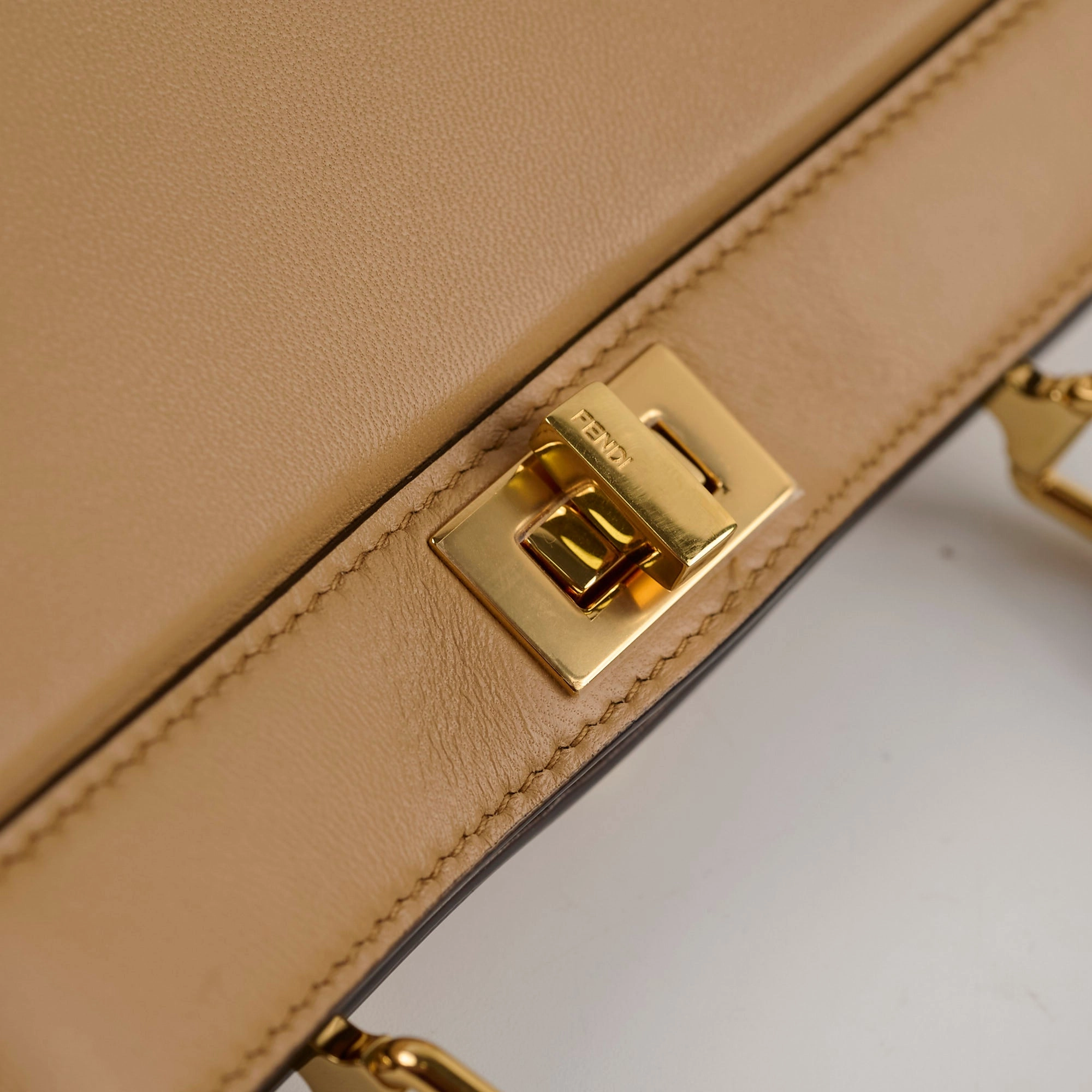 Fendi ISeeU Mini Peekaboo Beige