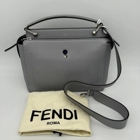 Fendi Leather Top Handle Crossbody Bag