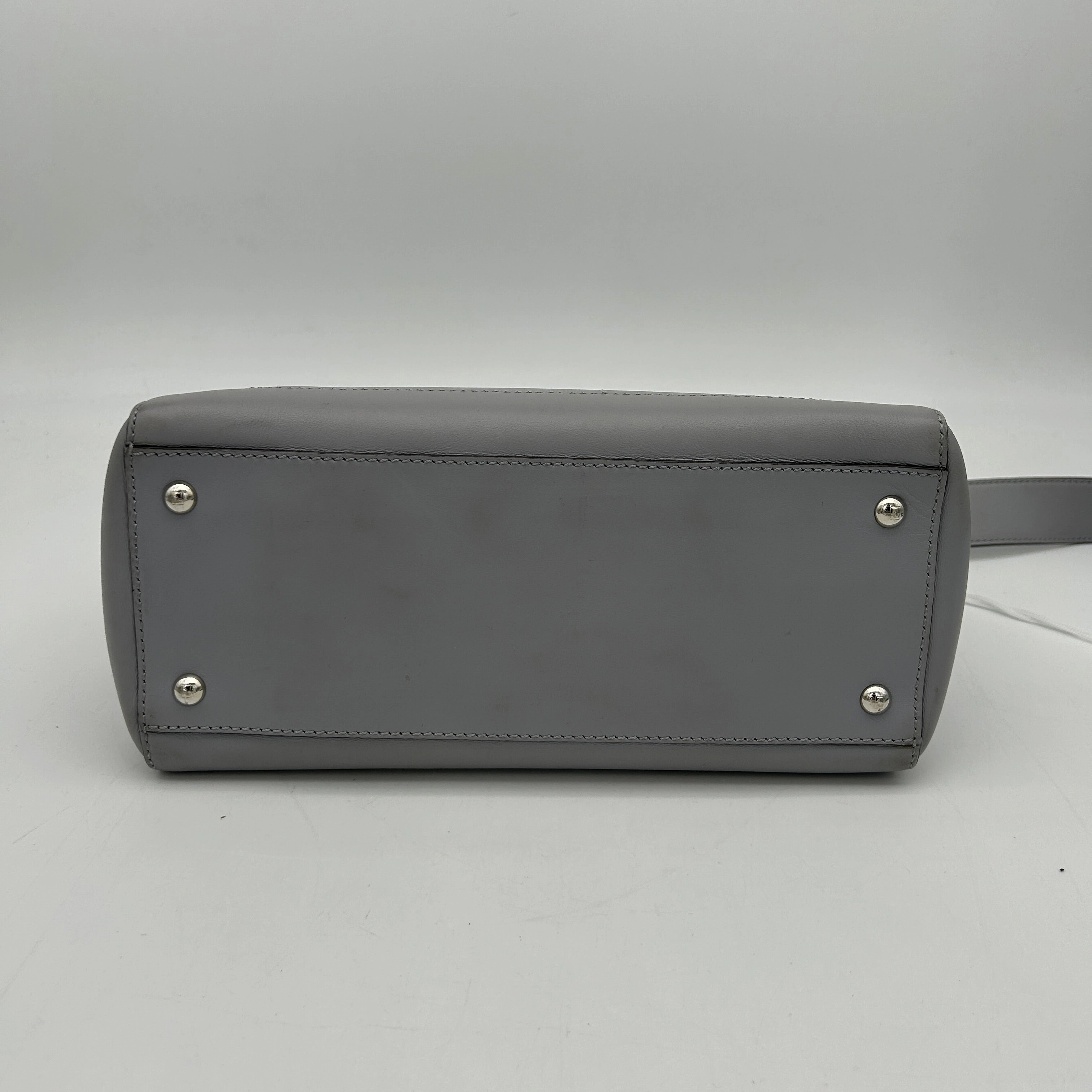 Fendi Leather Top Handle Crossbody Bag