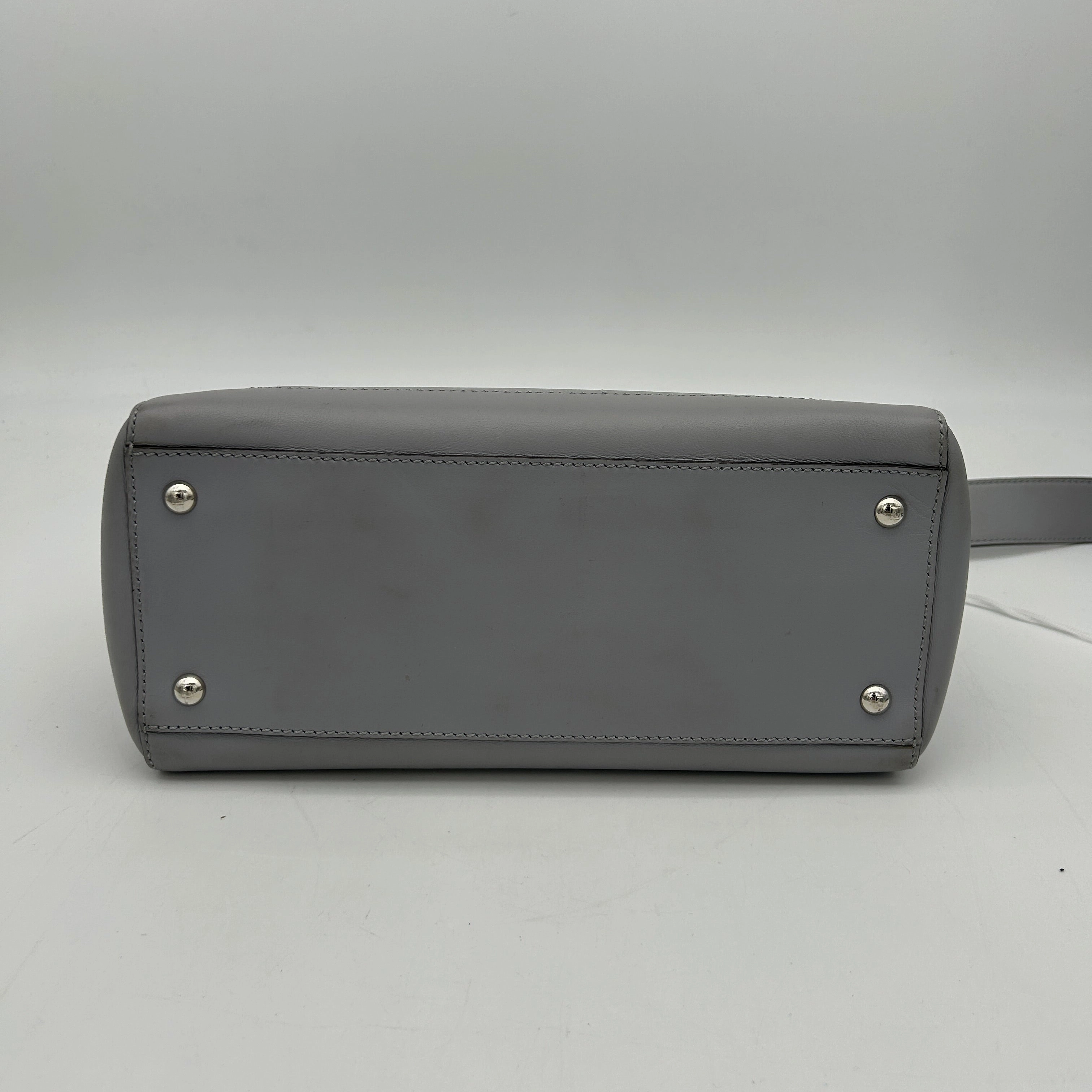 Fendi Leather Top Handle Crossbody Bag
