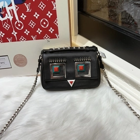 Fendi Mini Monster Black Crossbody Bag