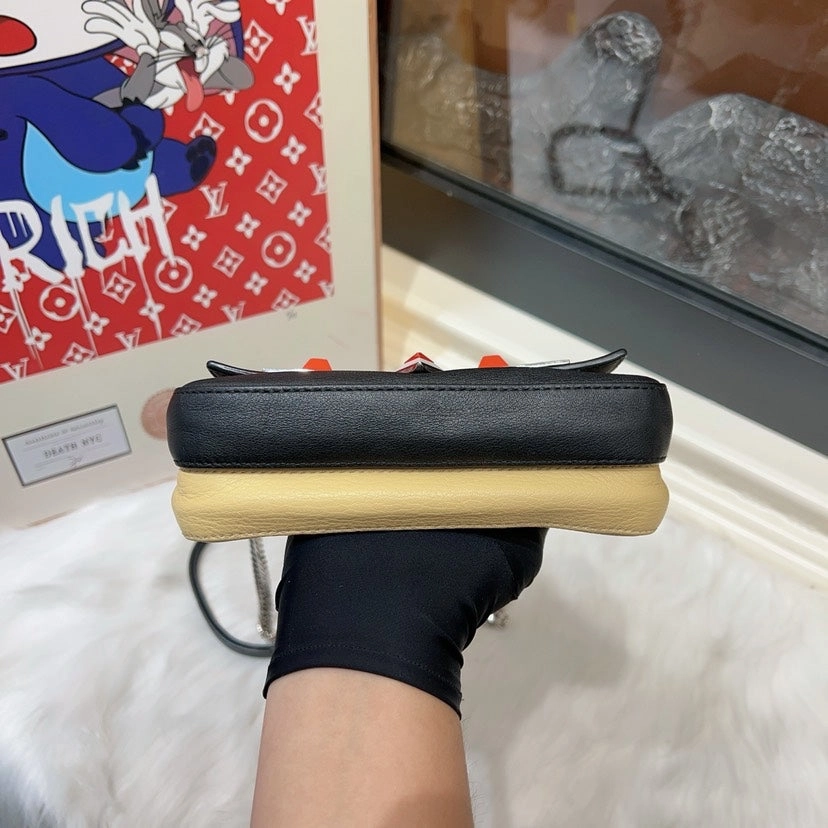 Fendi Mini Monster Black Crossbody Bag