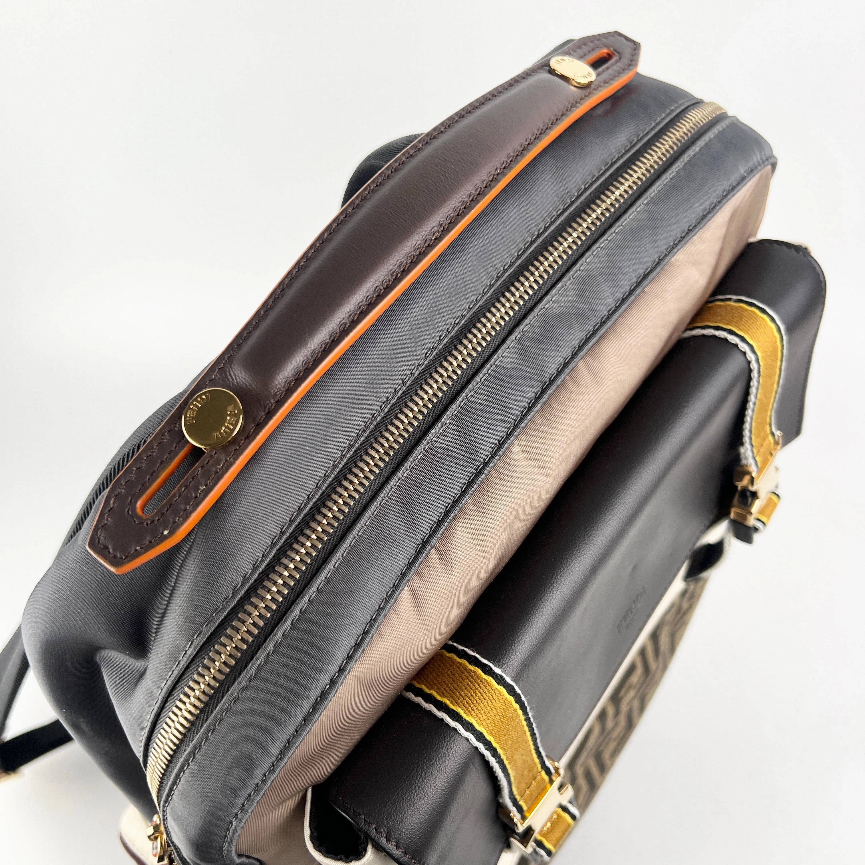 Fendi Patchwork Monogram Backpack