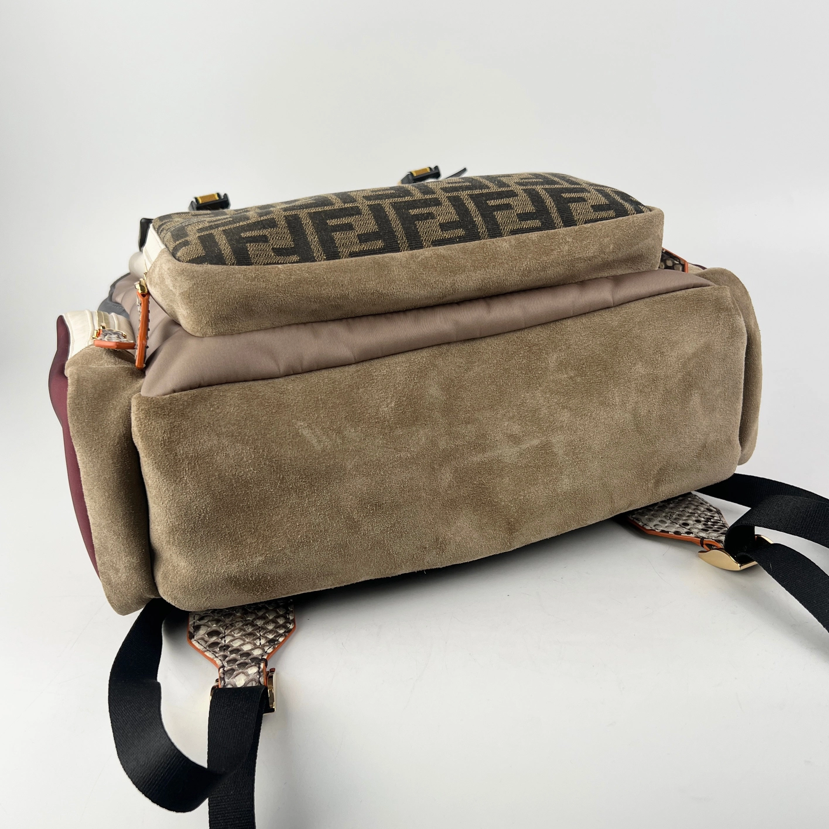 Fendi Patchwork Monogram Backpack