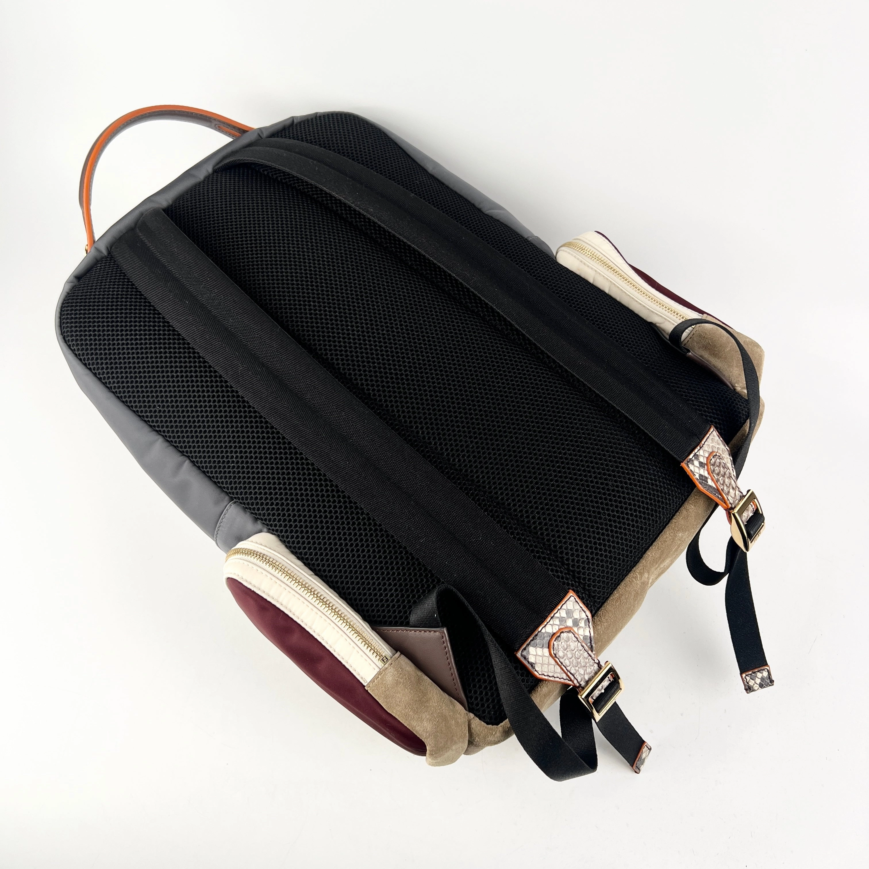 Fendi Patchwork Monogram Backpack