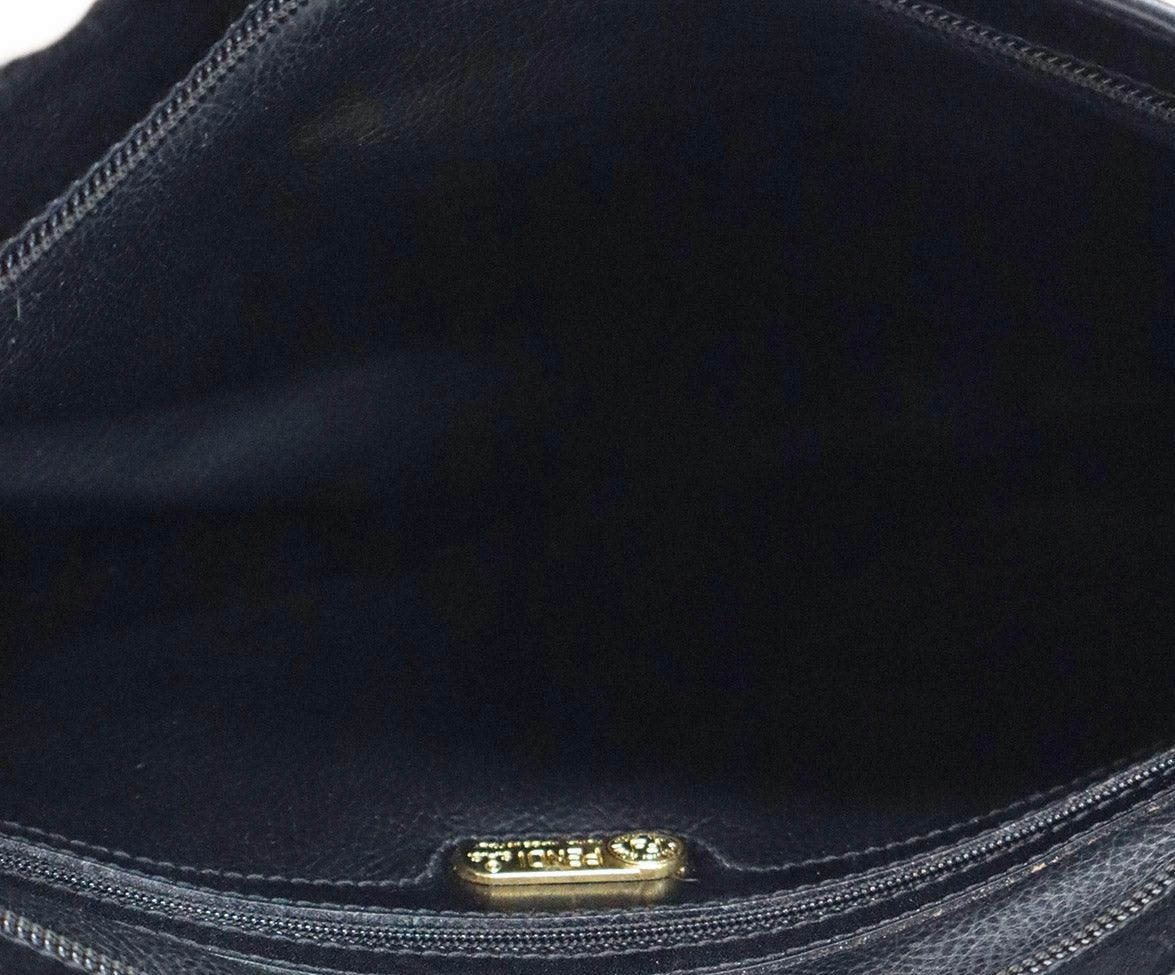 Fendi Vintage Black Suede Clutch