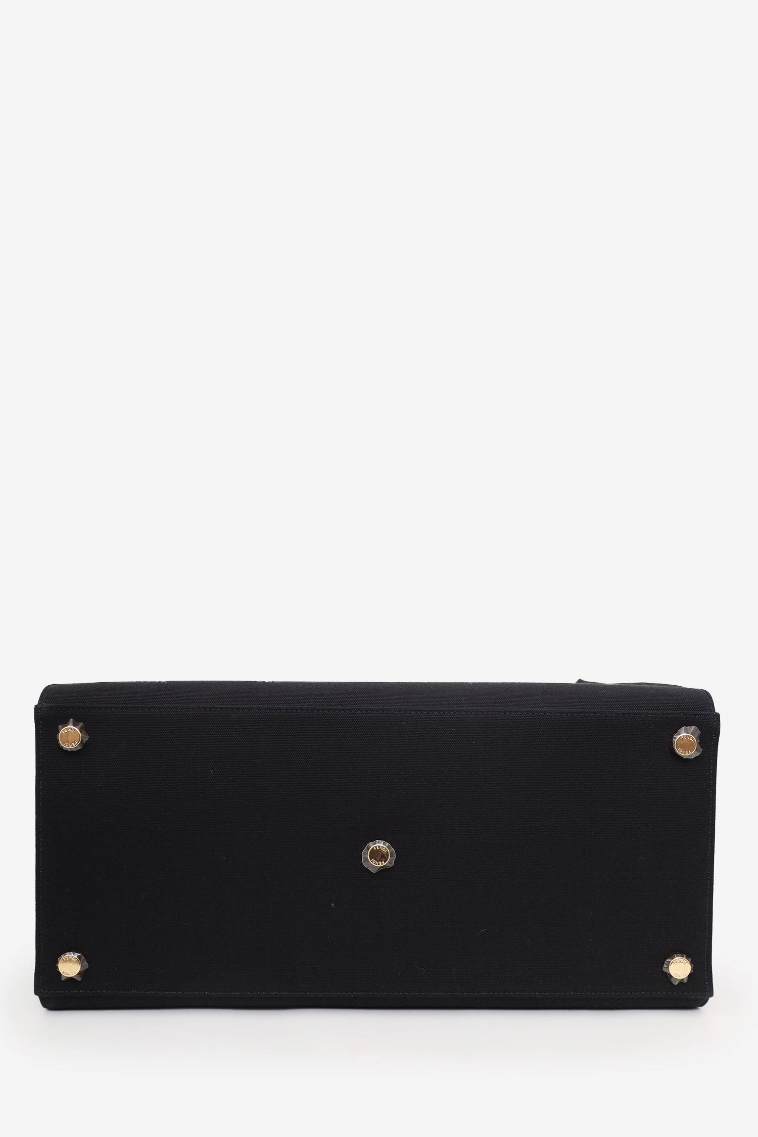 Fendi x Versace Black/Gold Fendace Shopping Tote