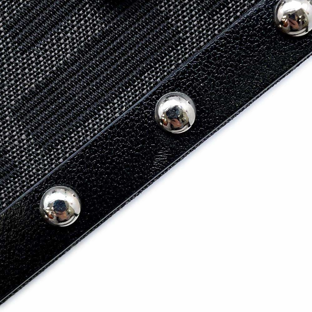 FENDI Zucca Bucket Trunk Shoulder Bag Black7VA507 Canvas Leather