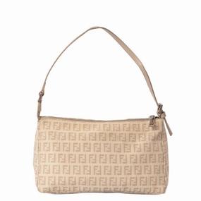 Fendi Zucchino Canvas Baguette