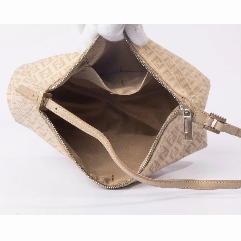 Fendi Zucchino Canvas Baguette