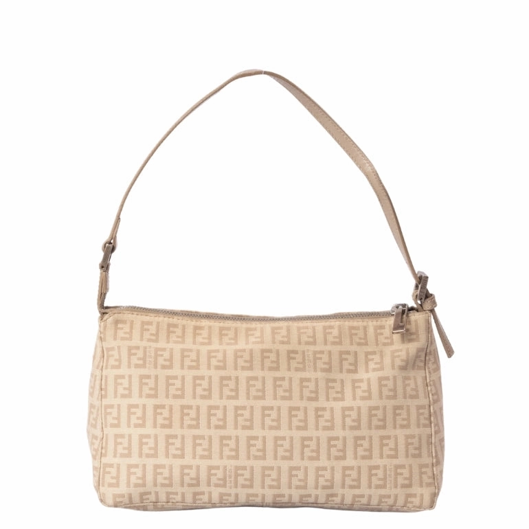 Fendi Zucchino Canvas Baguette