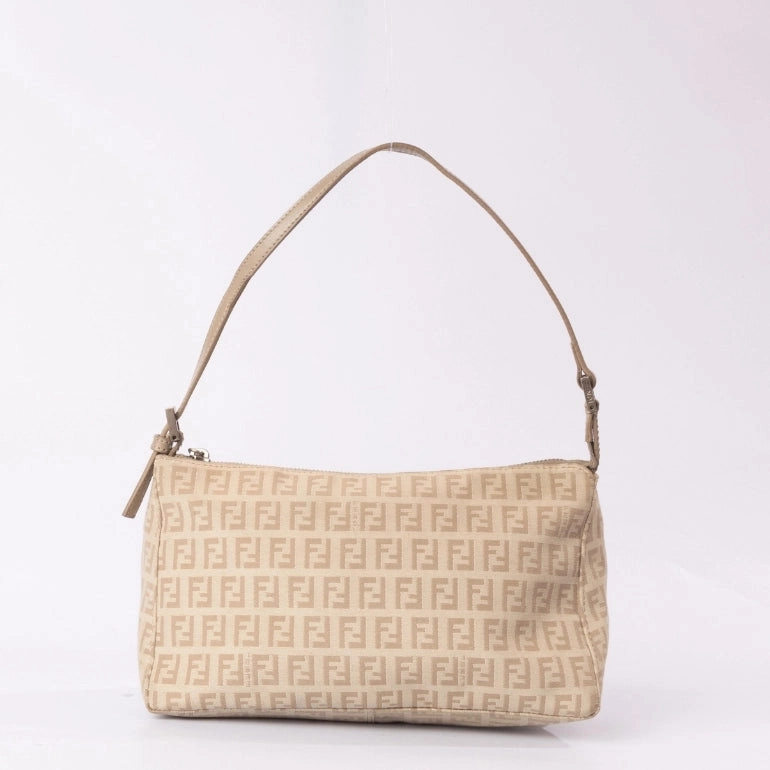 Fendi Zucchino Canvas Baguette