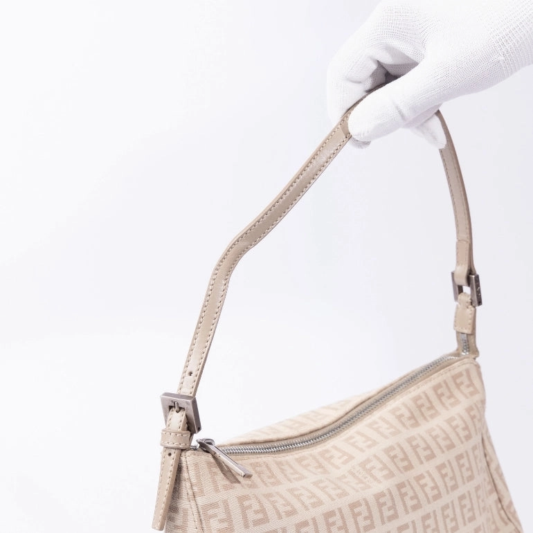 Fendi Zucchino Canvas Baguette