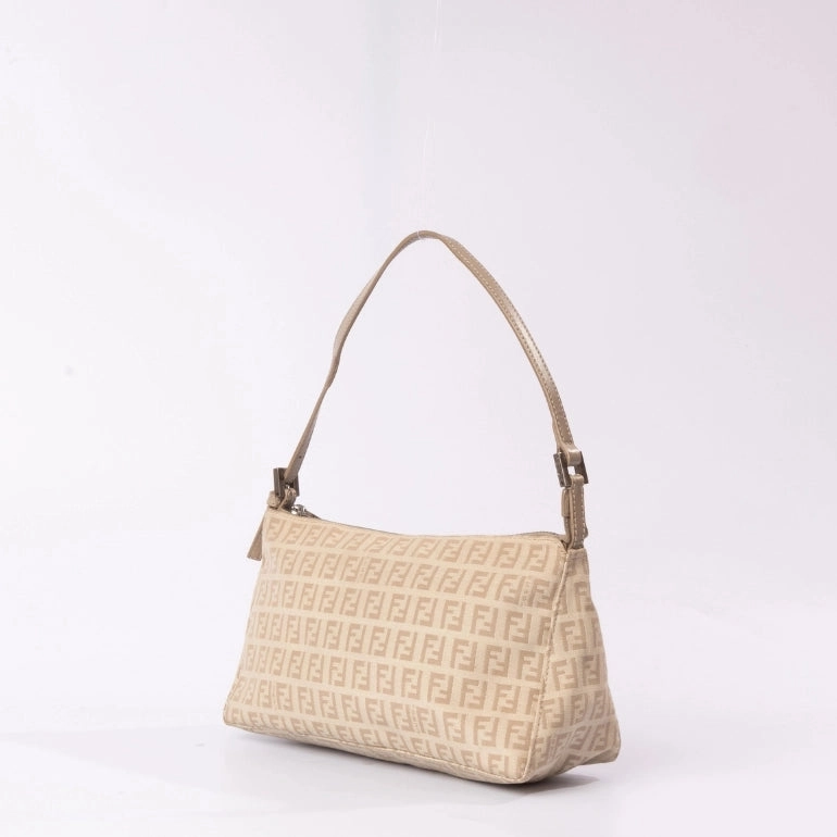 Fendi Zucchino Canvas Baguette