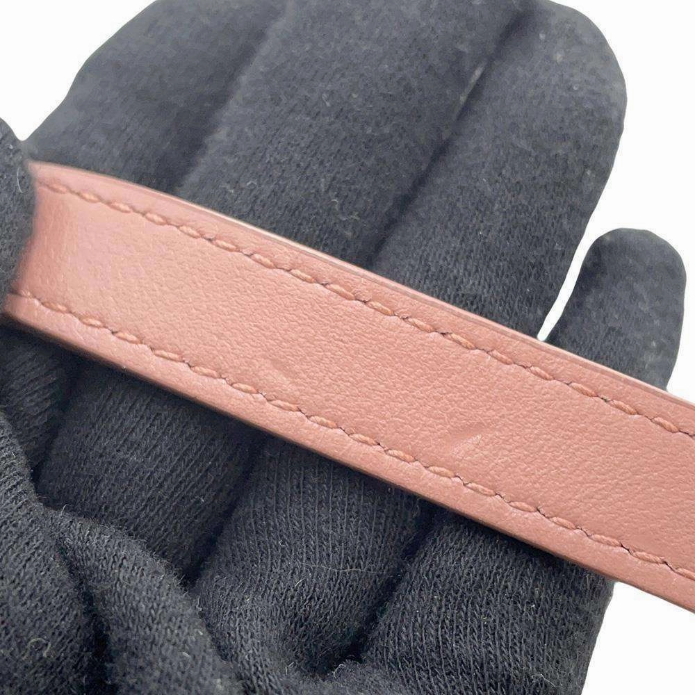 Ferragamo Gancini Motif Flap ChainShoulder Bag Pink21H168 Leather