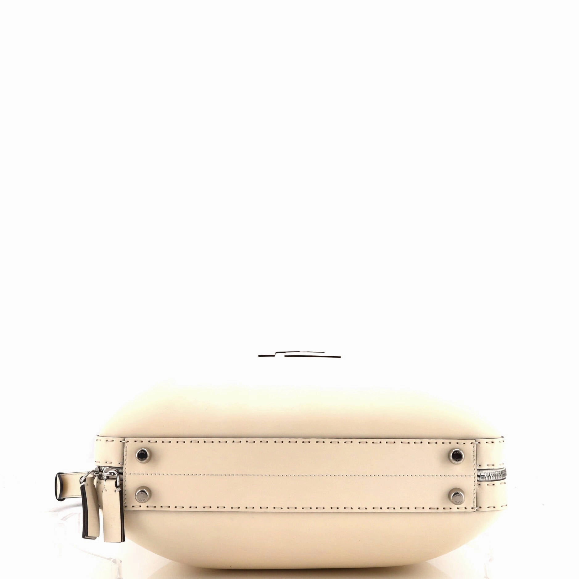 FF Logo Suitcase Crossbody Bag Leather Medium