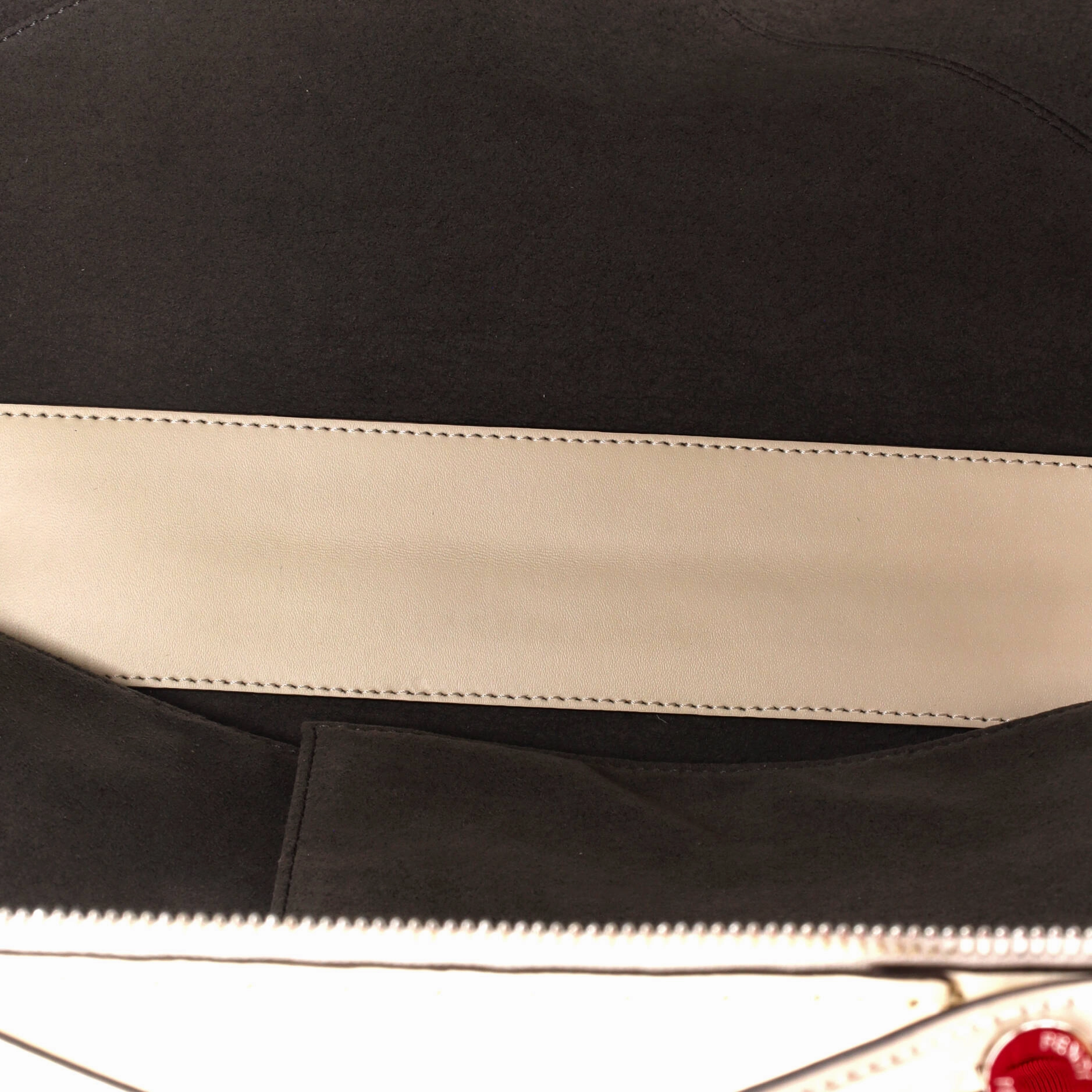 FF Logo Suitcase Crossbody Bag Leather Medium
