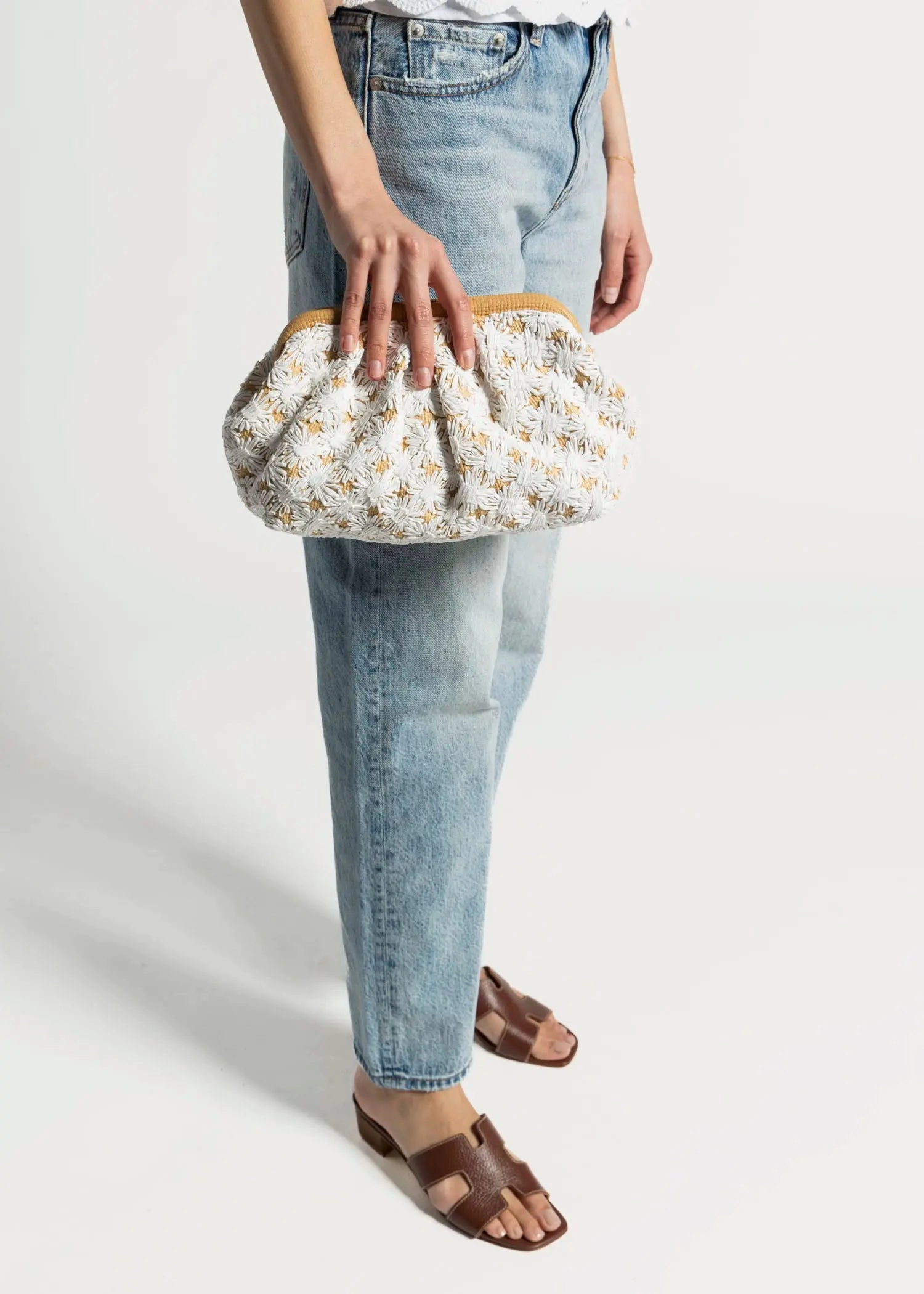 Fiore Embroidered Clutch