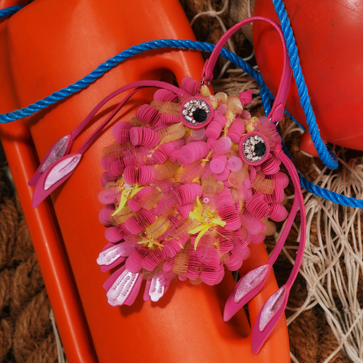 Fish Embellished Cross-body