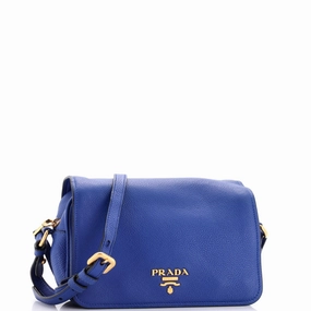 Flap Zip Crossbody Bag Vitello Phenix Small