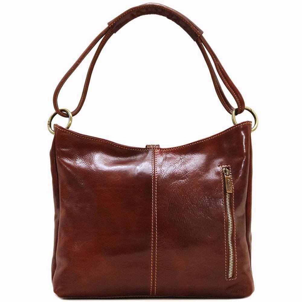 Floto Leather Tavoli Shoulder Bag