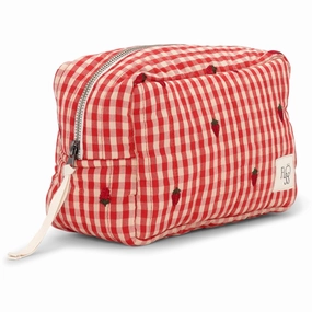 Flss Berry Gingham Molly Small Toiletry Bag