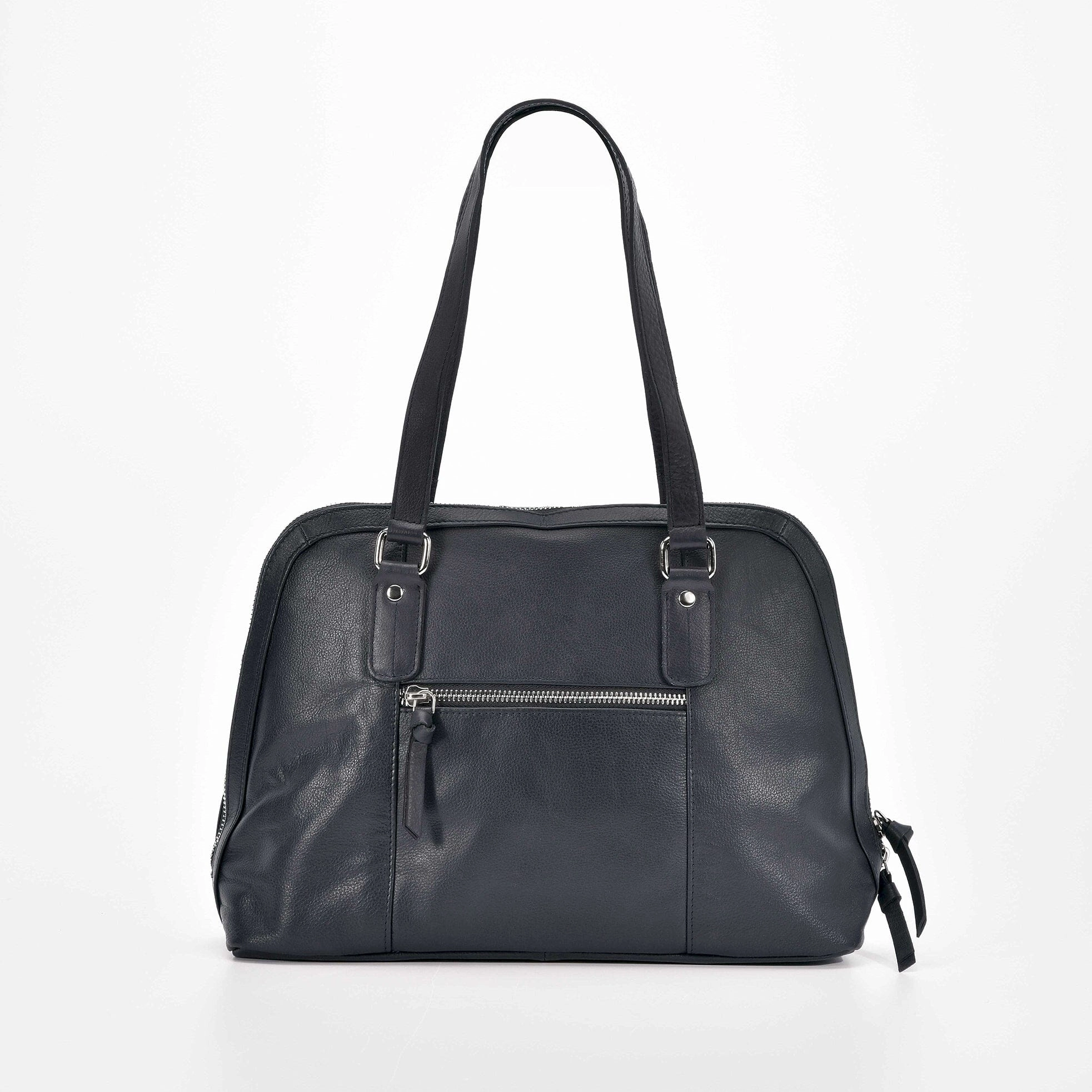 GABEE Cremorne RFID Protective Leather Business Bag with Padded Laptop Sleeve Tote Bag