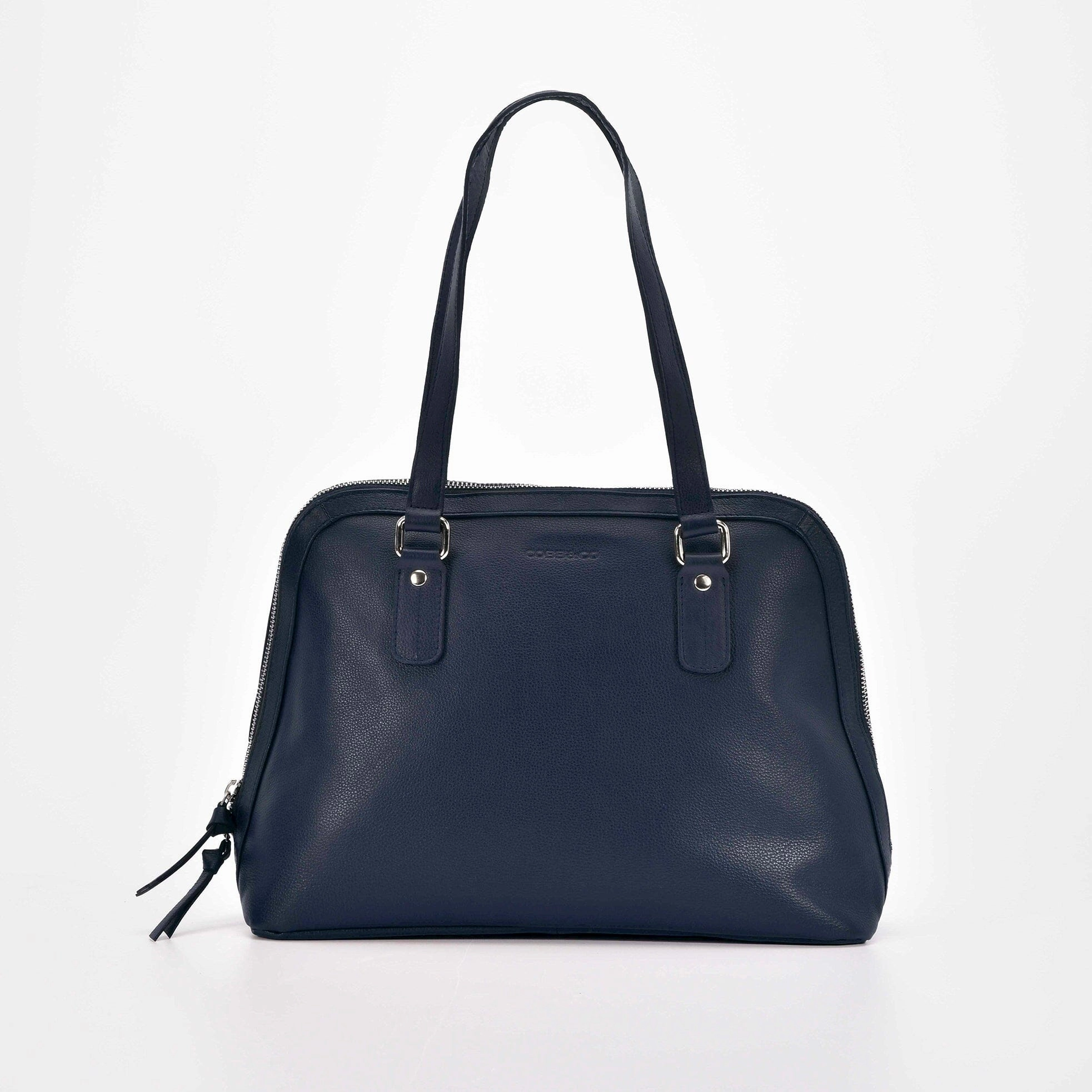 GABEE Cremorne RFID Protective Leather Business Bag with Padded Laptop Sleeve Tote Bag