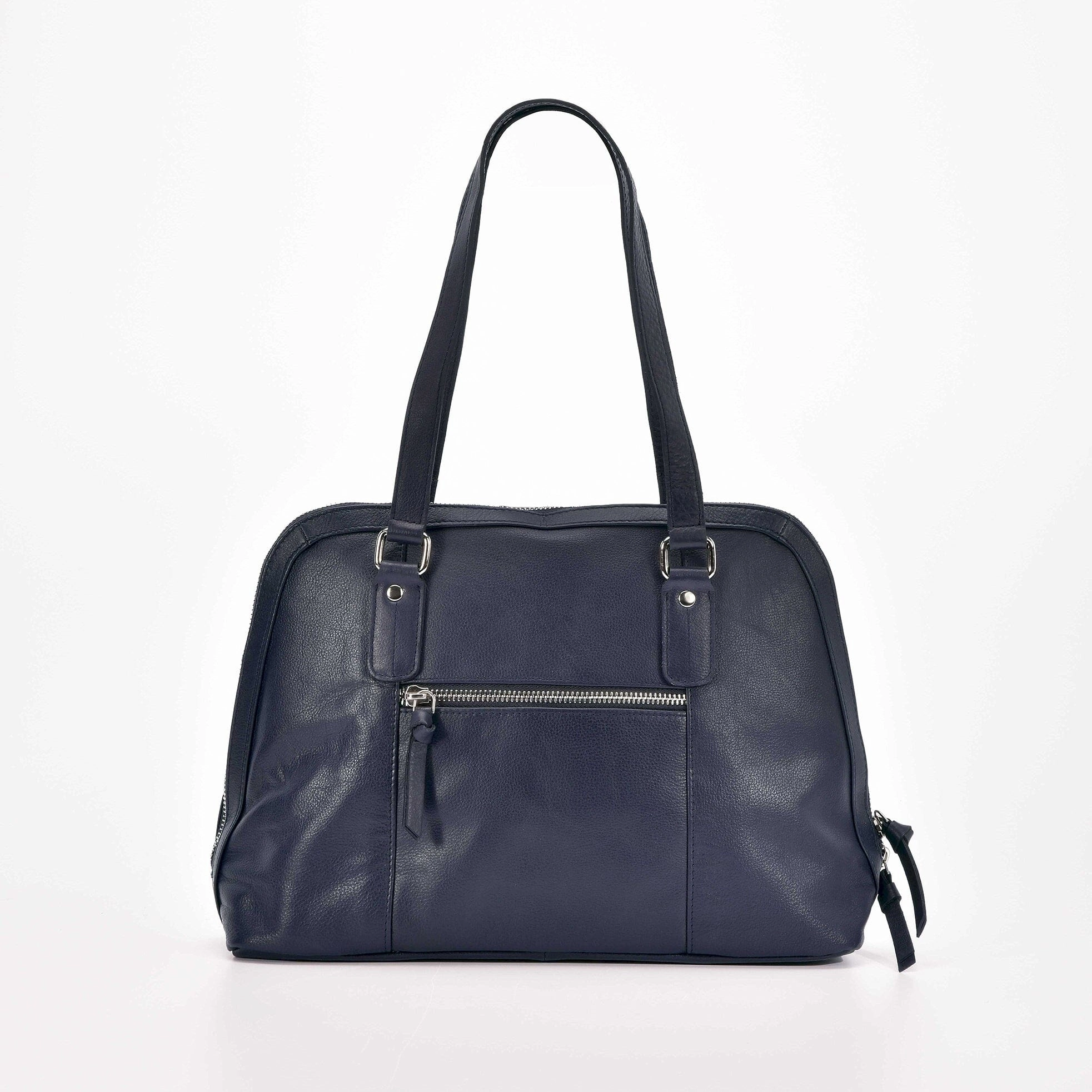 GABEE Cremorne RFID Protective Leather Business Bag with Padded Laptop Sleeve Tote Bag