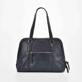 GABEE Cremorne RFID Protective Leather Business Bag with Padded Laptop Sleeve Tote Bag