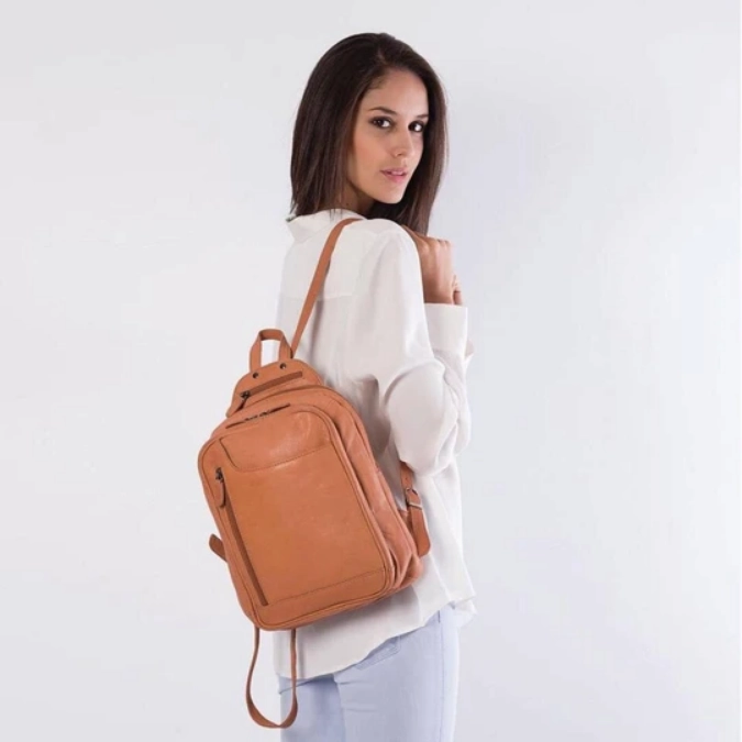 GABEE Emma Large Leather Backpack