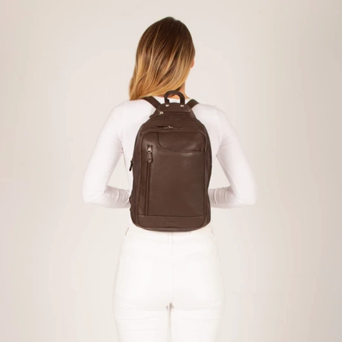 GABEE Emma Large Leather Backpack