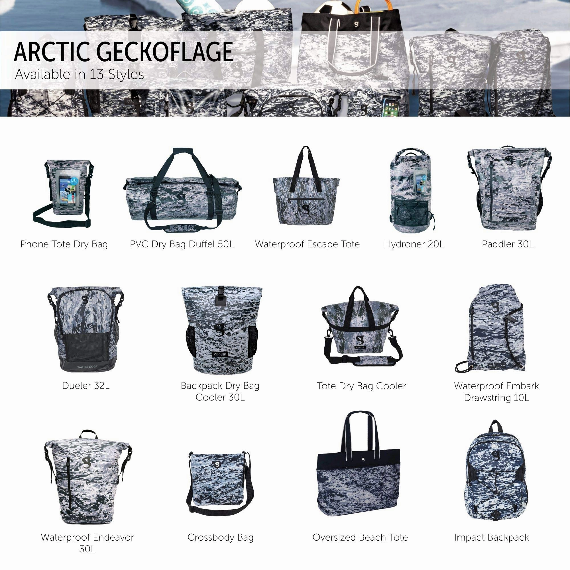 Geckobrands Dueler 32L Waterproof Backpack