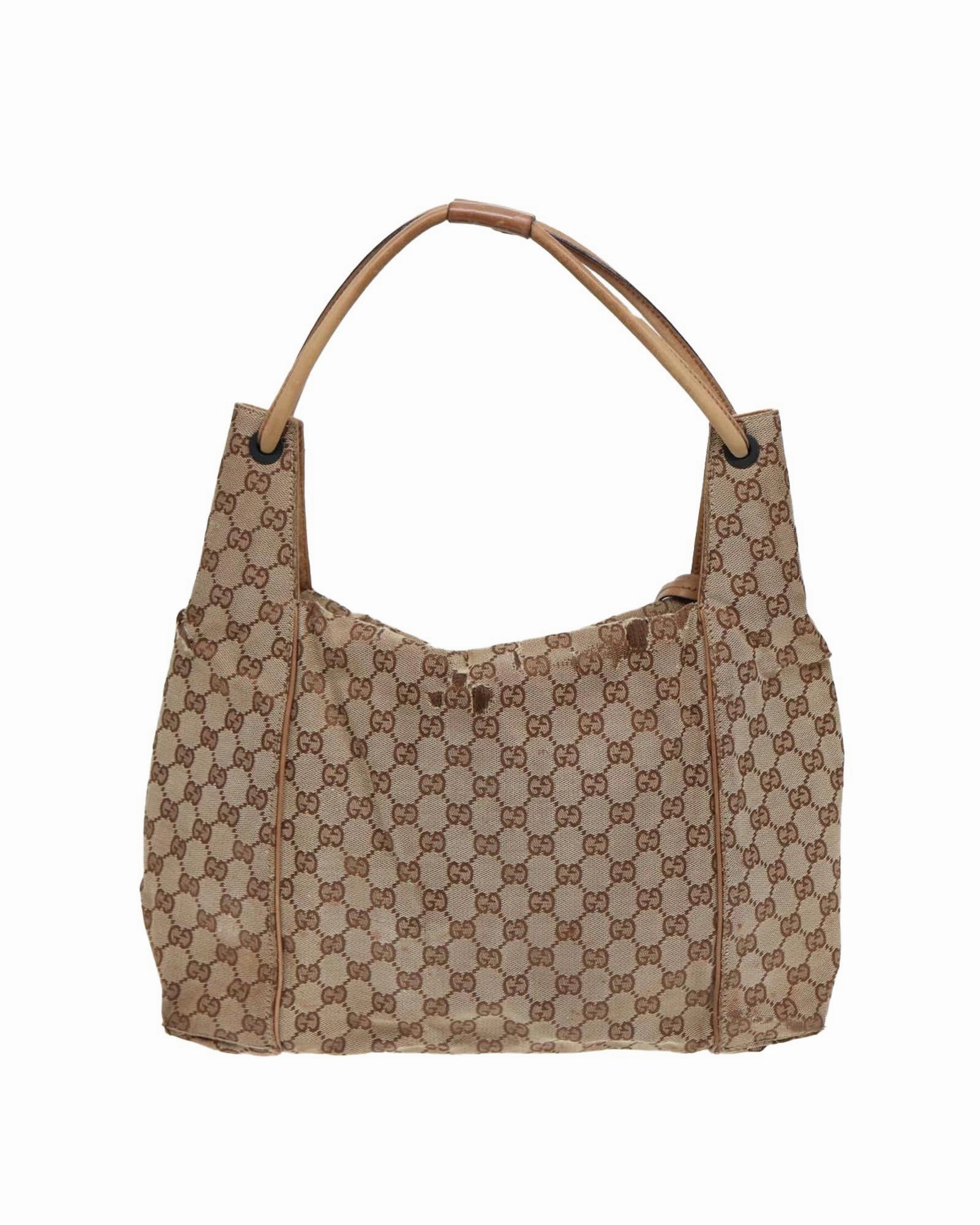 GG Canvas Medium Shoulder Bag 114571