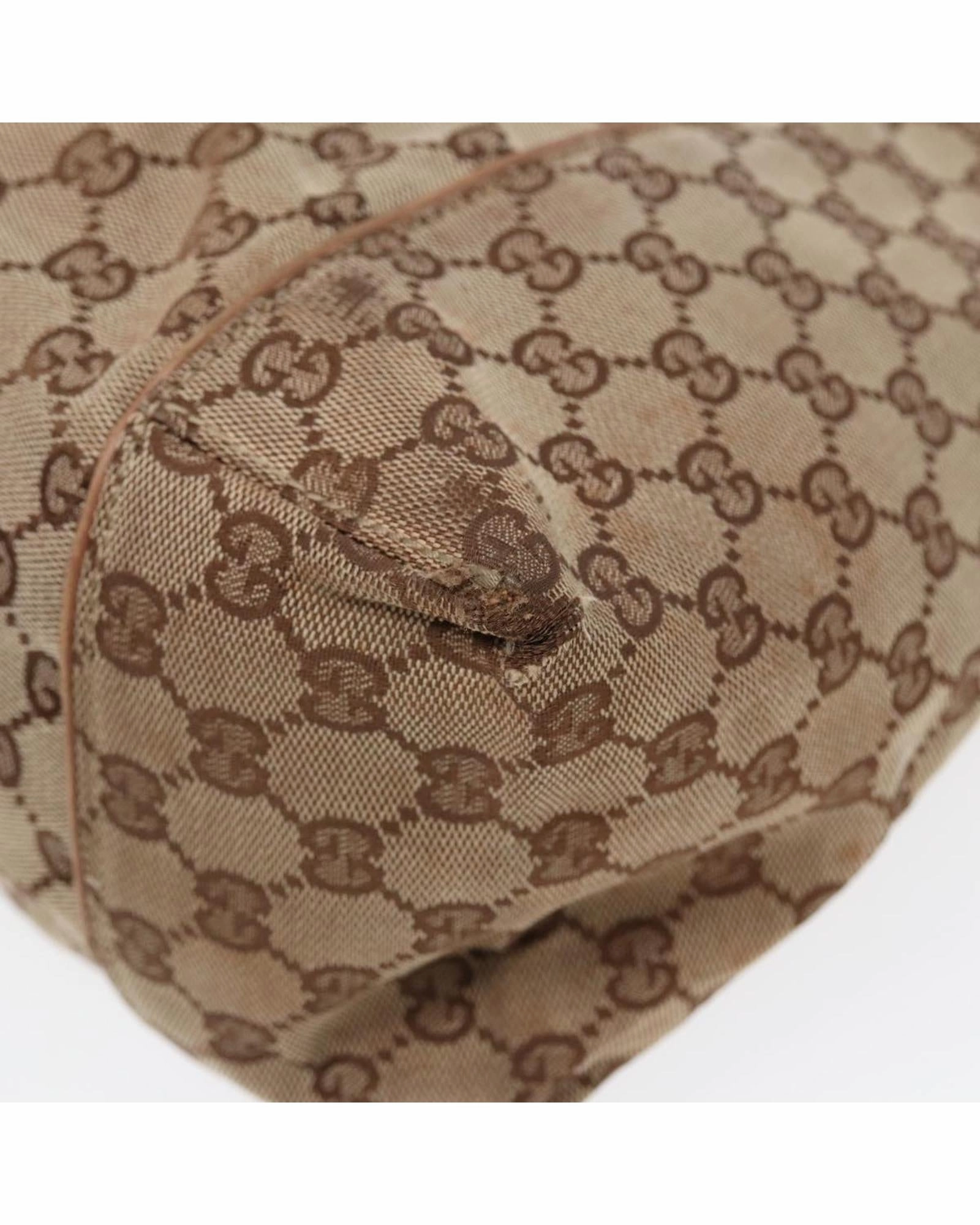 GG Canvas Medium Shoulder Bag 114571