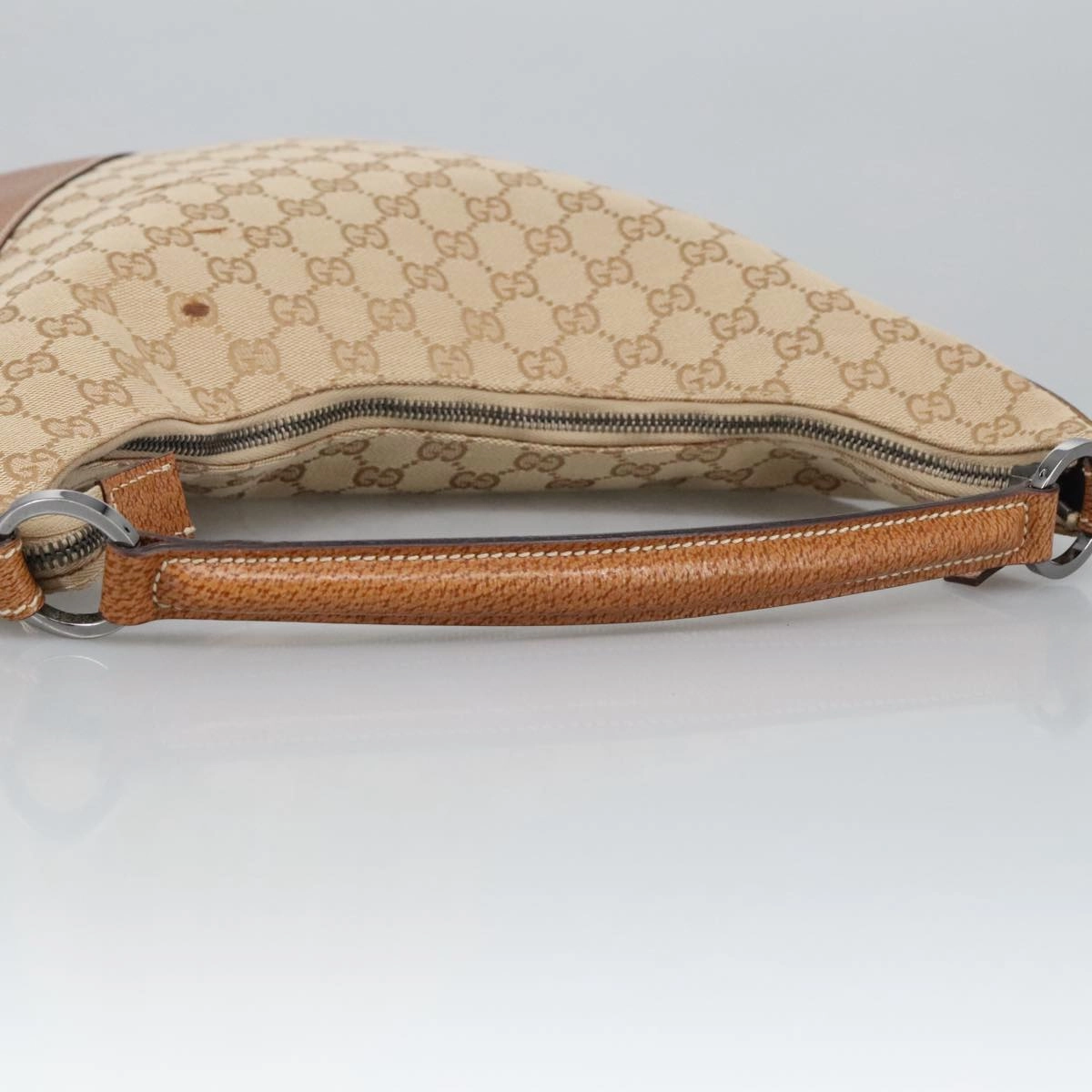 GG Canvas Shoulder Bag Beige