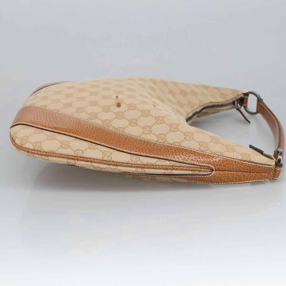 GG Canvas Shoulder Bag Beige