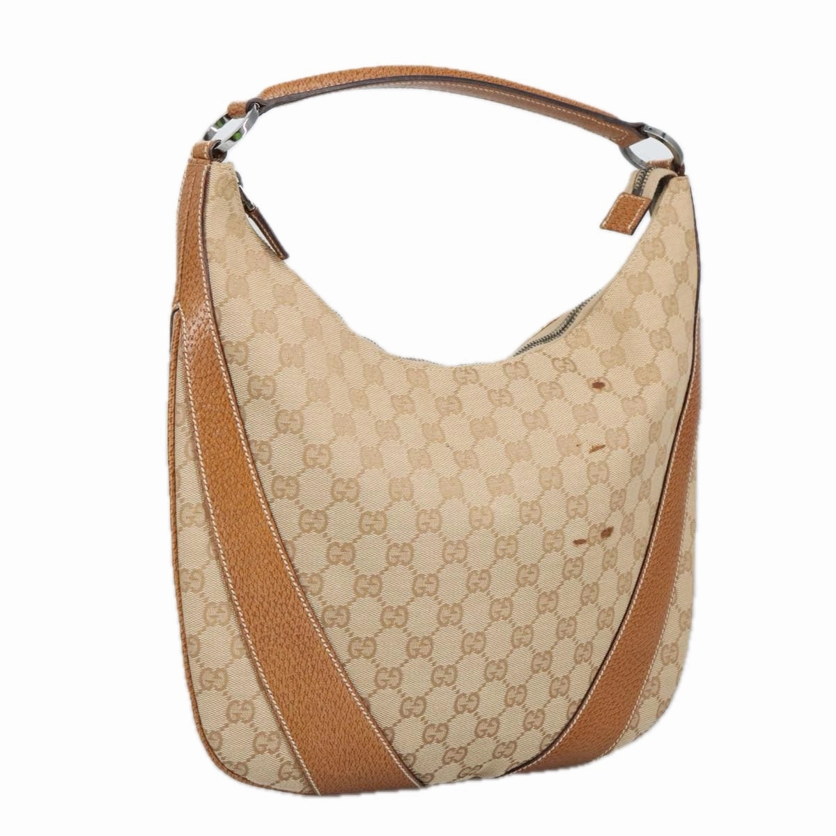 GG Canvas Shoulder Bag Beige