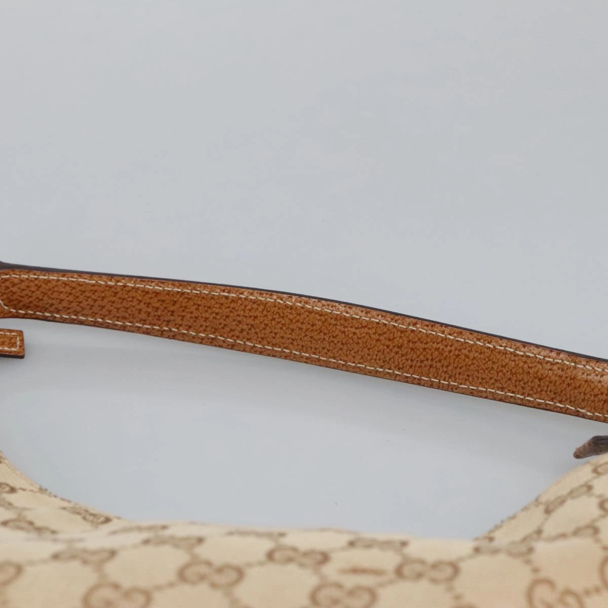 GG Canvas Shoulder Bag Beige