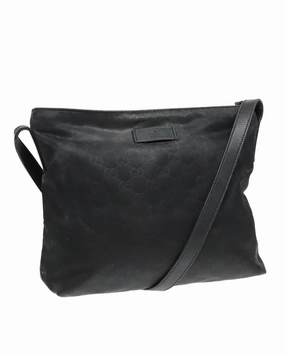 GG Canvas Shoulder Bag with Silver Accents