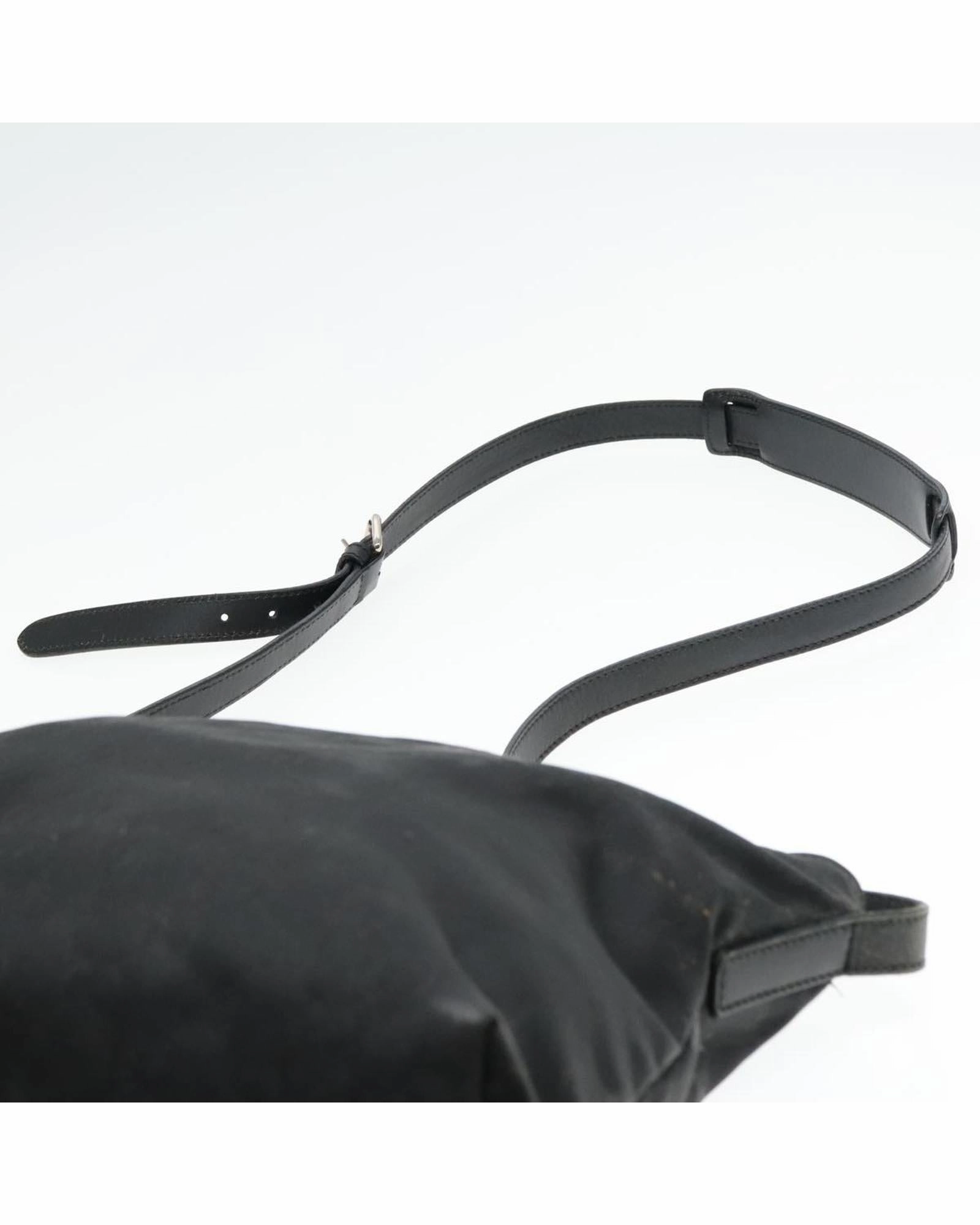 GG Canvas Shoulder Bag with Silver Accents
