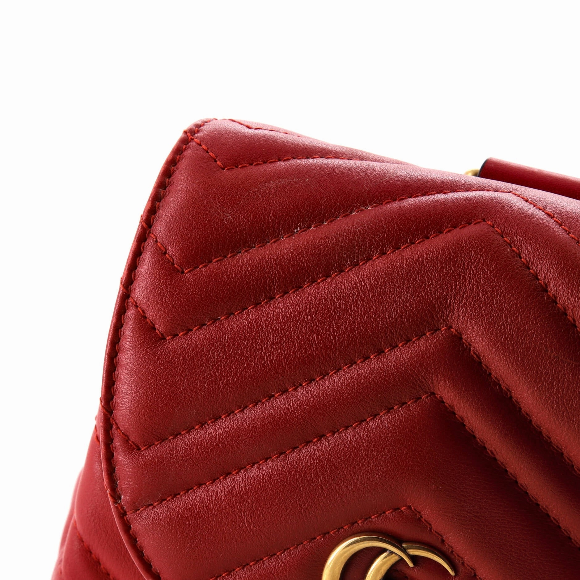 GG Marmont Drawstring Backpack Matelasse Leather Mini