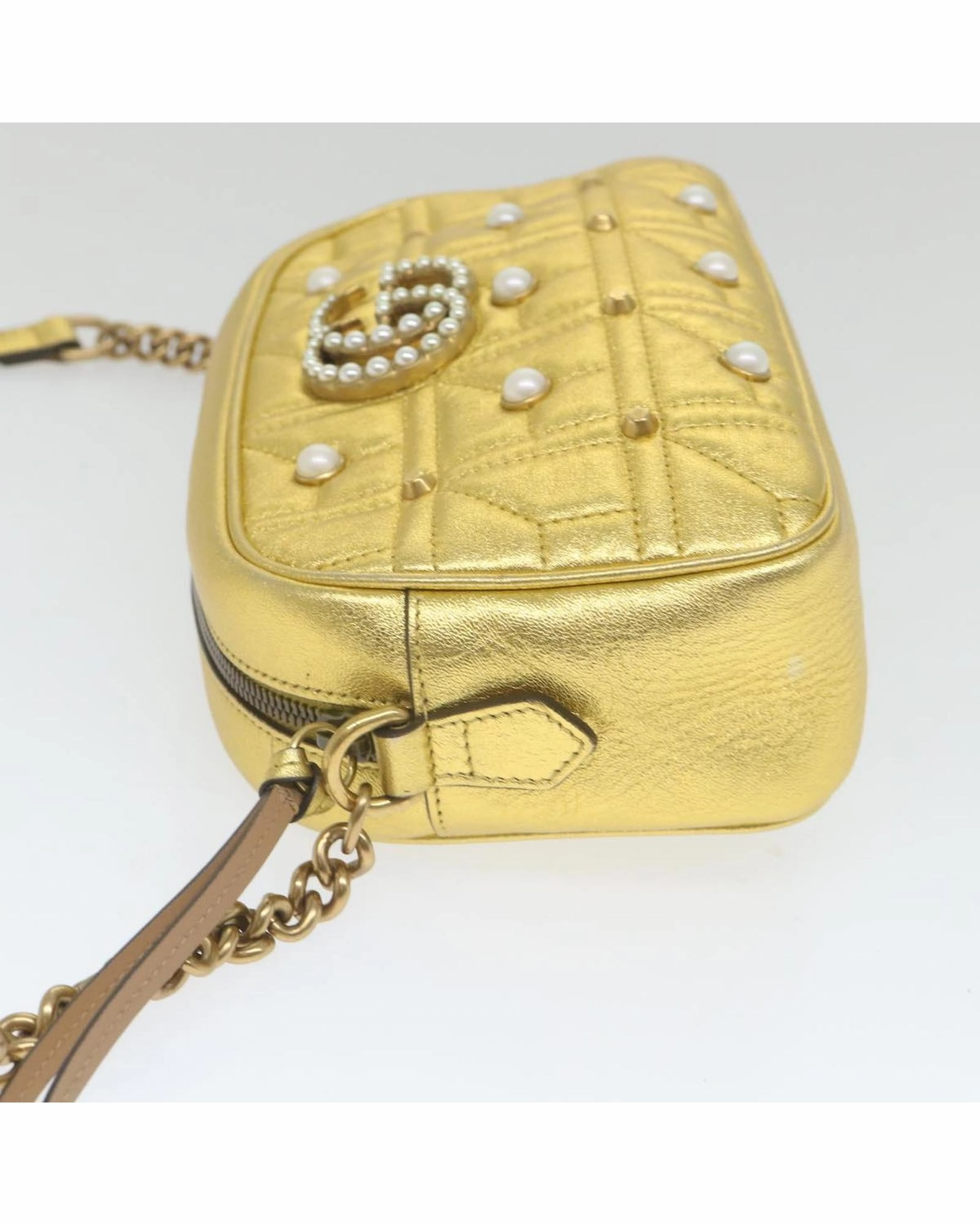GG Marmont Pearl Matelasse Shoulder Bag