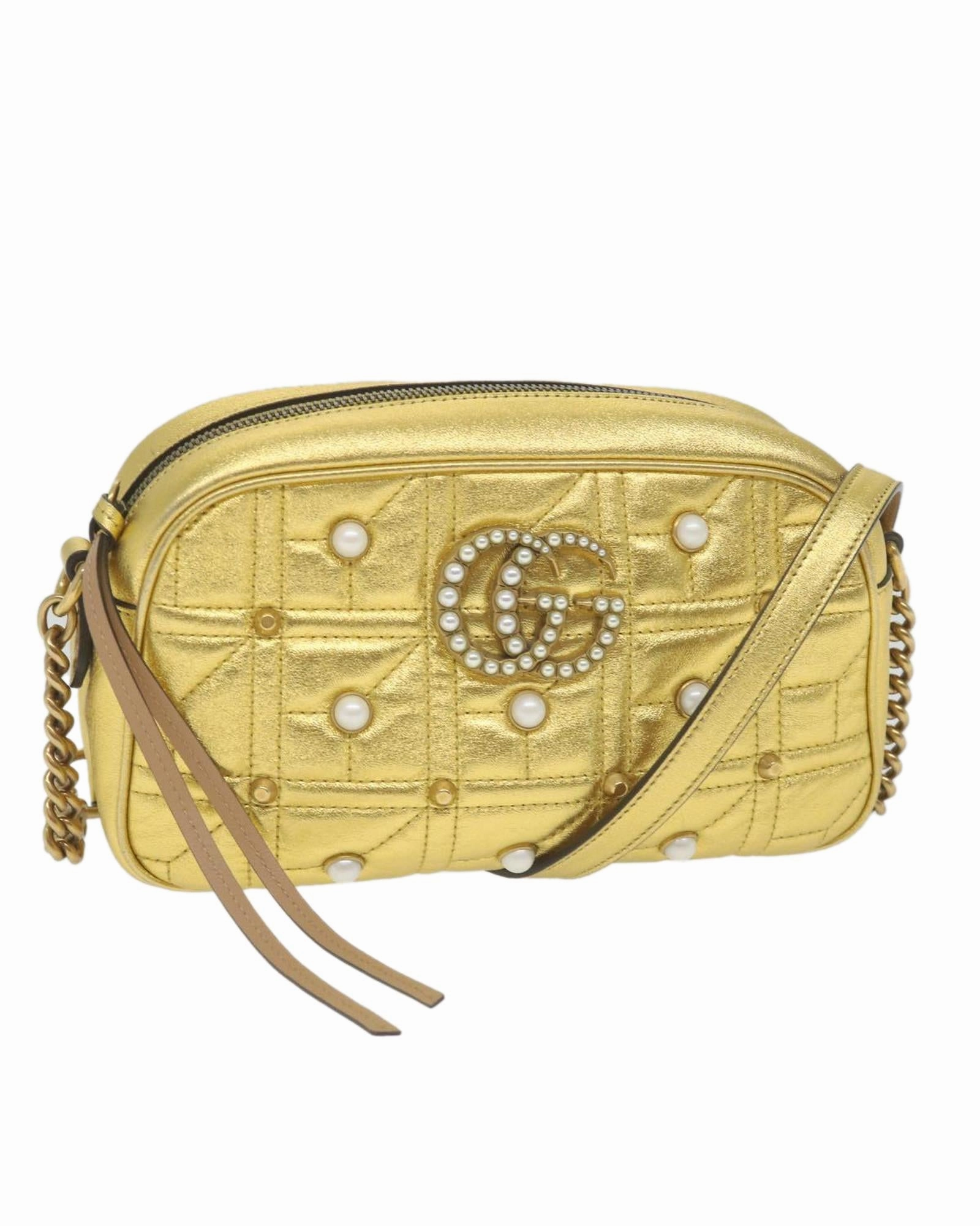 GG Marmont Pearl Matelasse Shoulder Bag