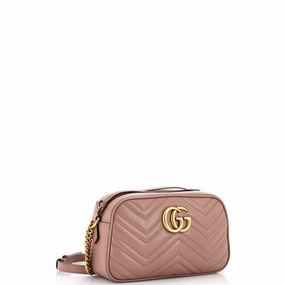 GG Marmont Shoulder Bag Matelasse Leather Small