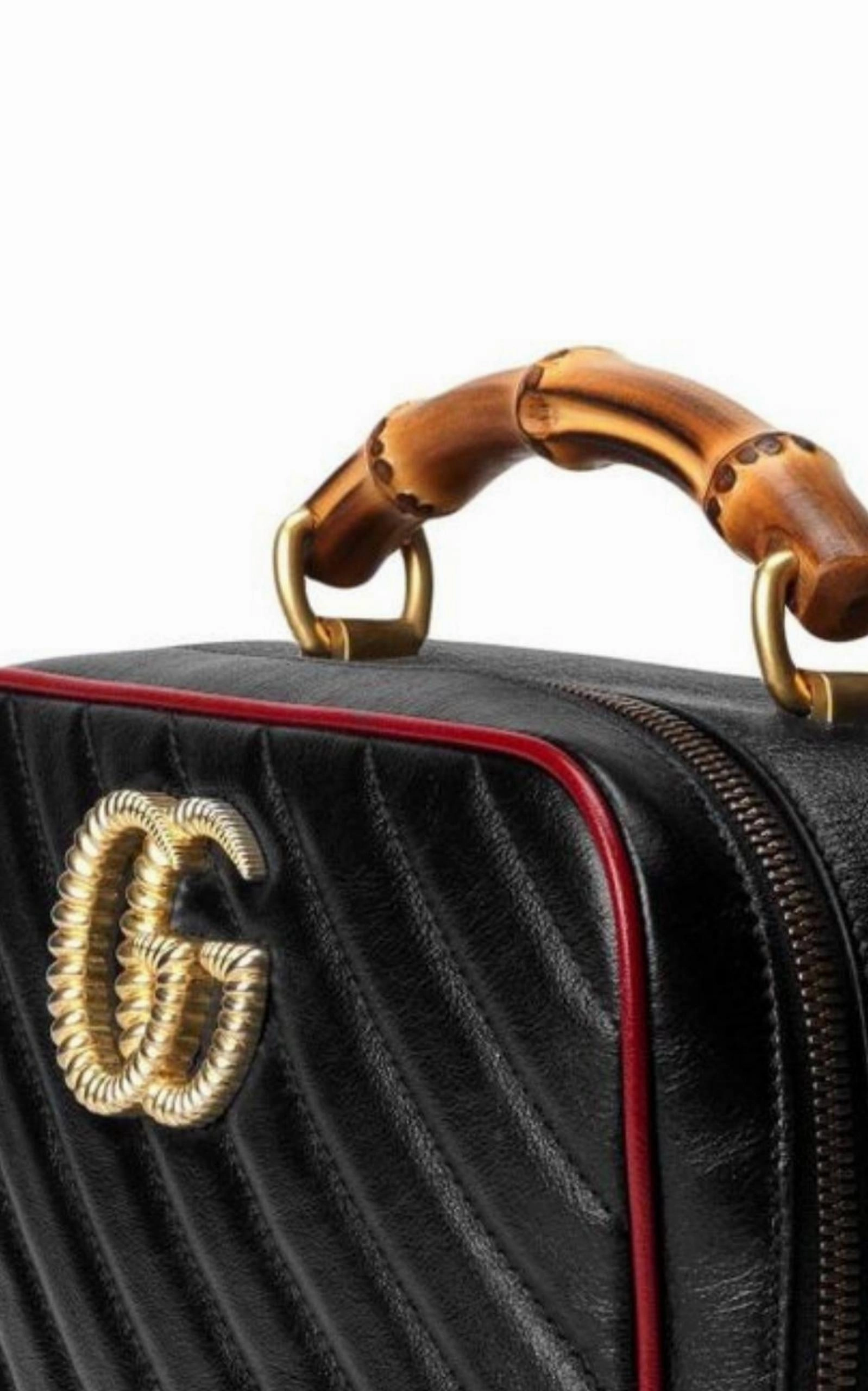 GG Marmont Small Matelass Shoulder Bag with Bamboo Handle